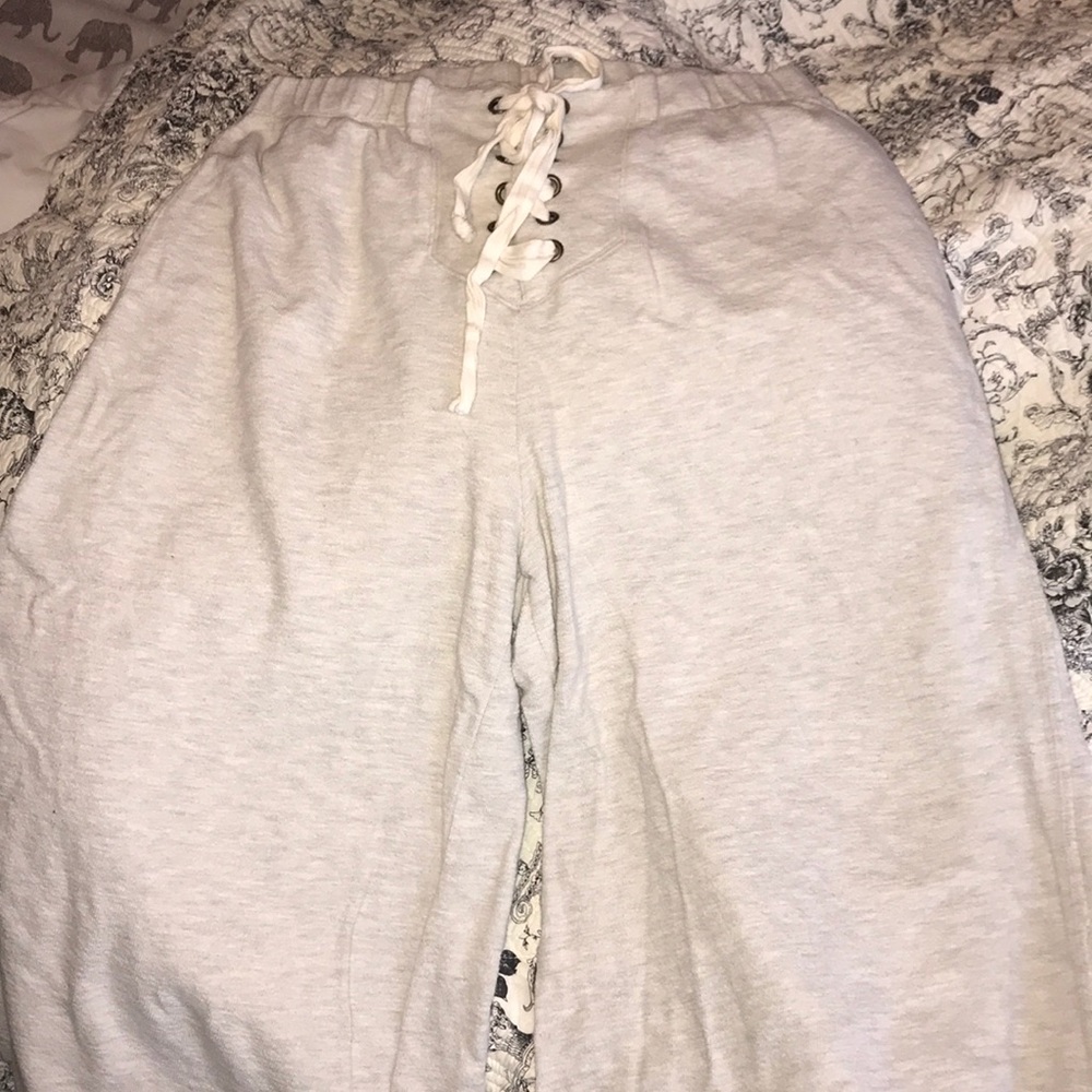 Free people wide leg sweat pants